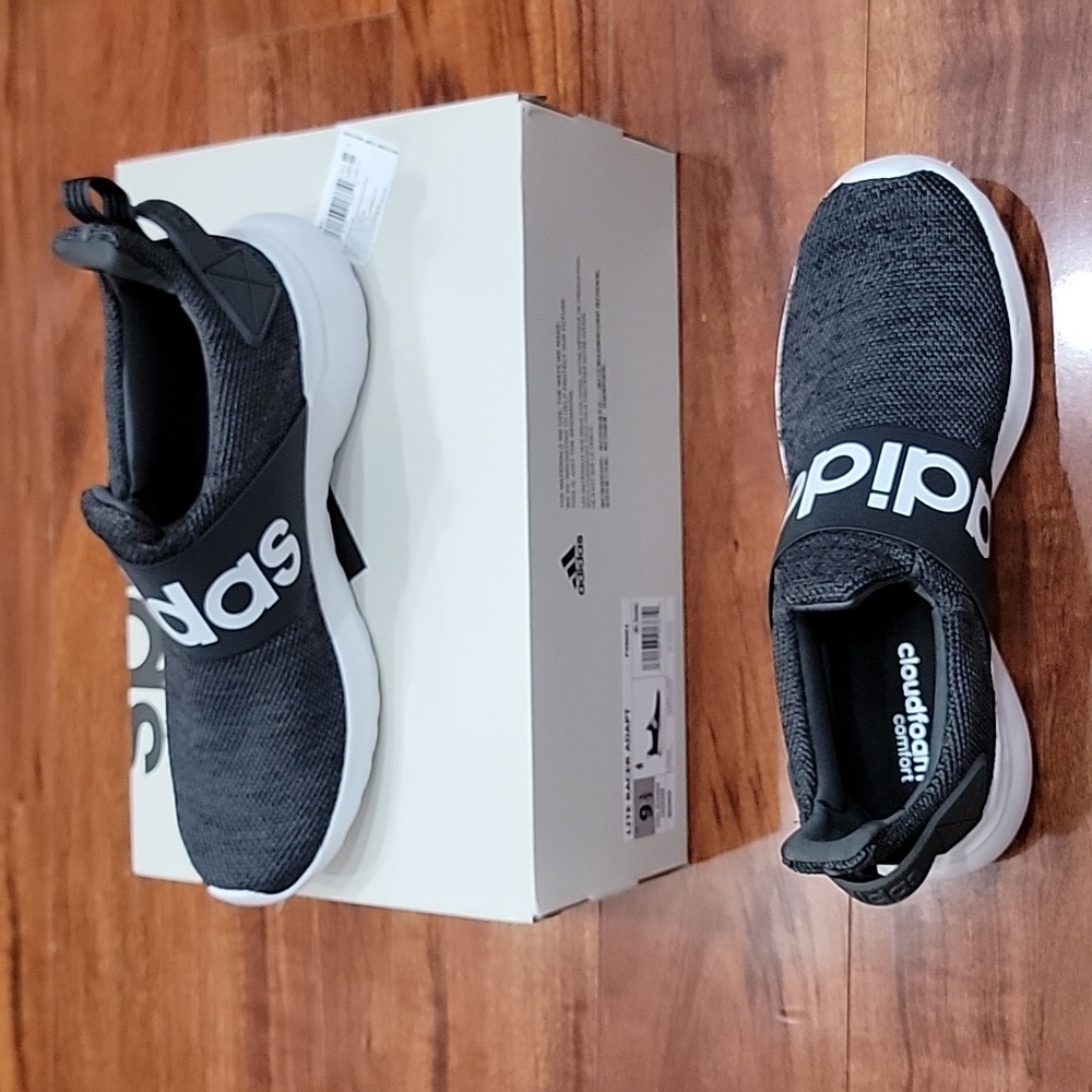 NWT Women's size 9.5 Adidas Lite Racer Adapt - Picture 4 of 8